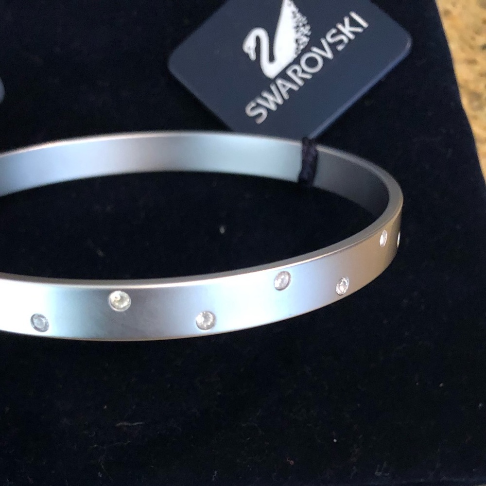 Brand New Swarovski Diamond Speckled Bangle